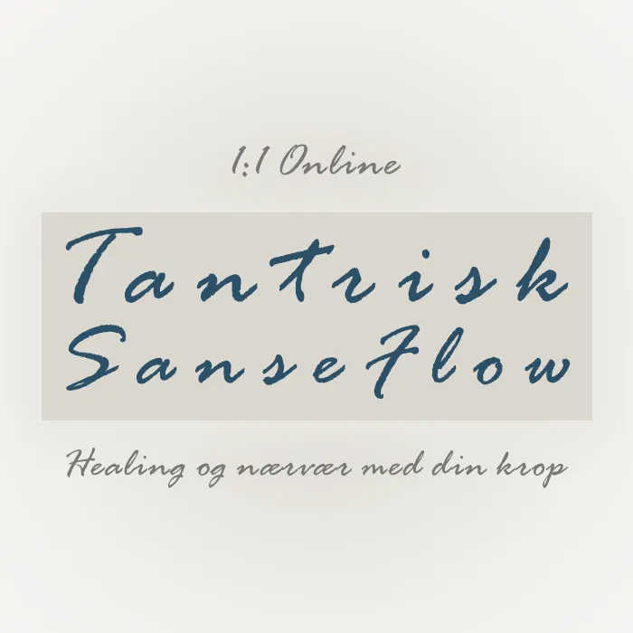 Tantrisk Sanseflow // 1:1 session 20 minutter (Online)